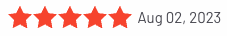 5 star review on G2
